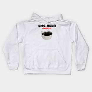 Engineer powered by Coffee Kids Hoodie